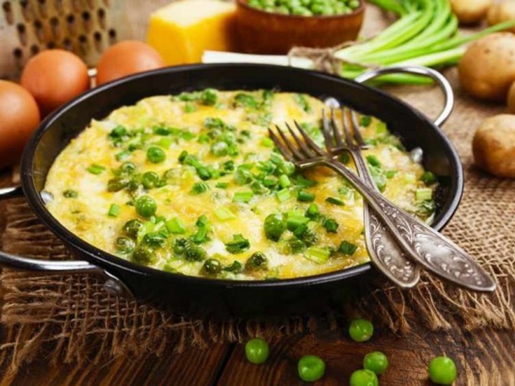 Frittata di piselli   