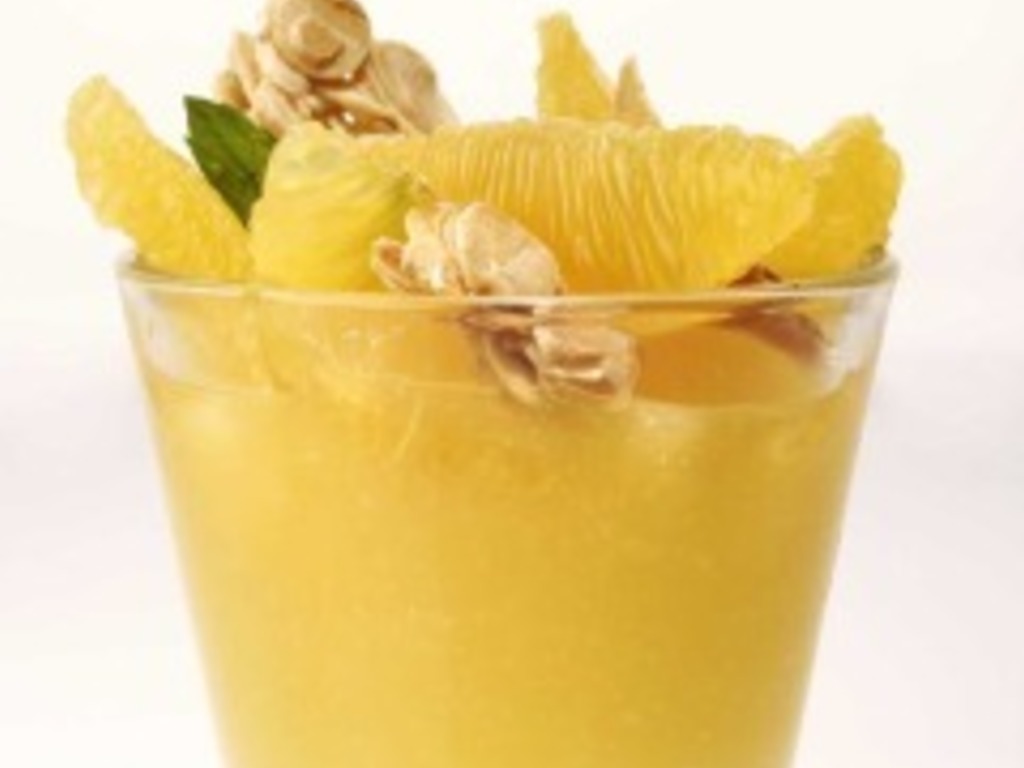 Gelatina di arance, cannella ed essenza di gelsomino