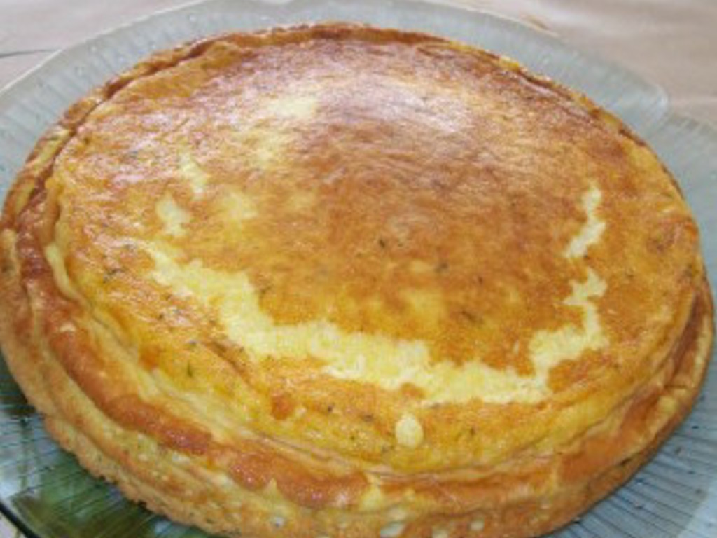 Omelette soufflé all erba cipollina  - Omelette soufflé à la ciboulette