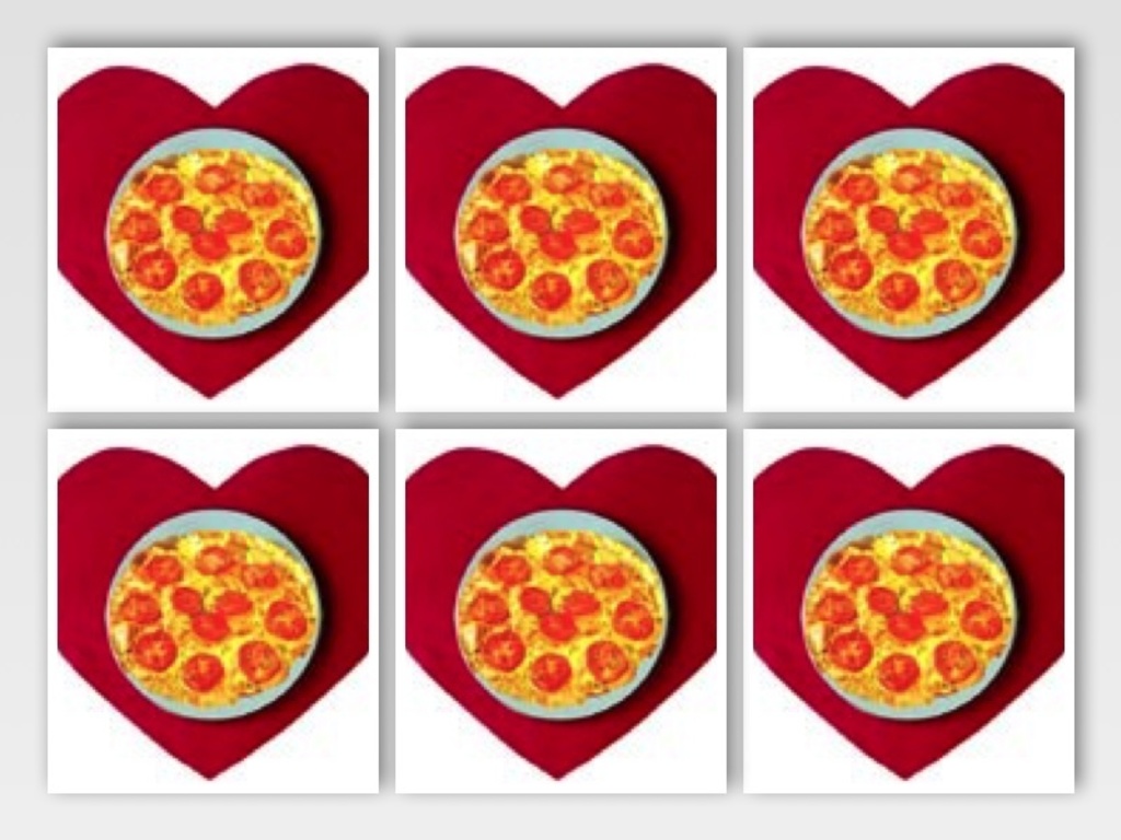 Clafoutis di pomodorini "Pazzia d' amore"