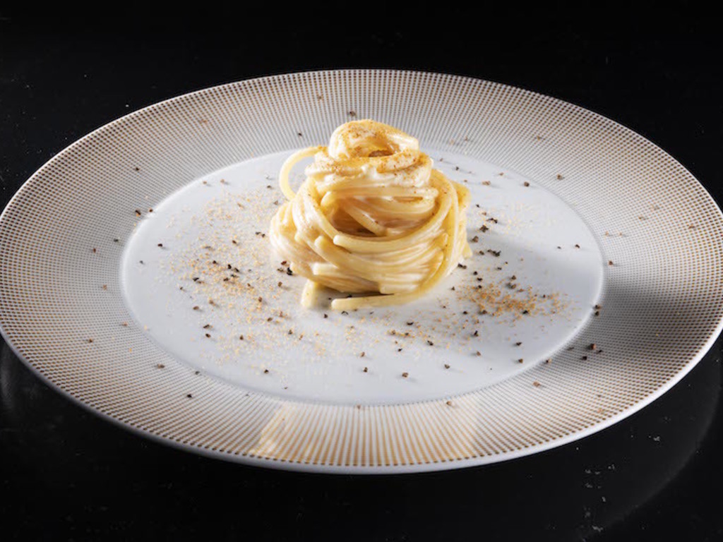 Cacio e pepe di lago