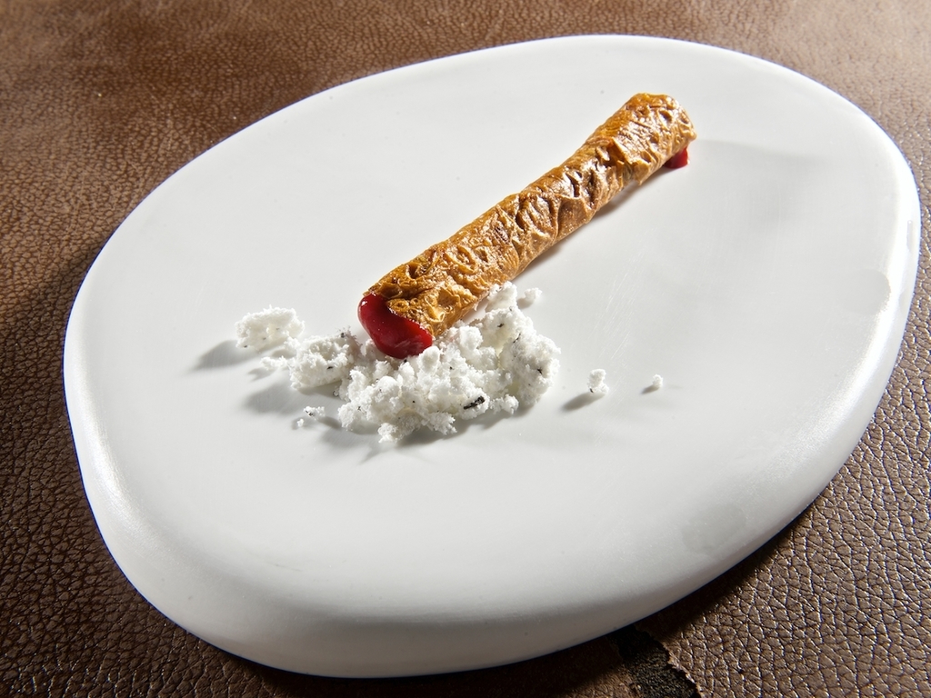 Rolls formaggio e lamponi