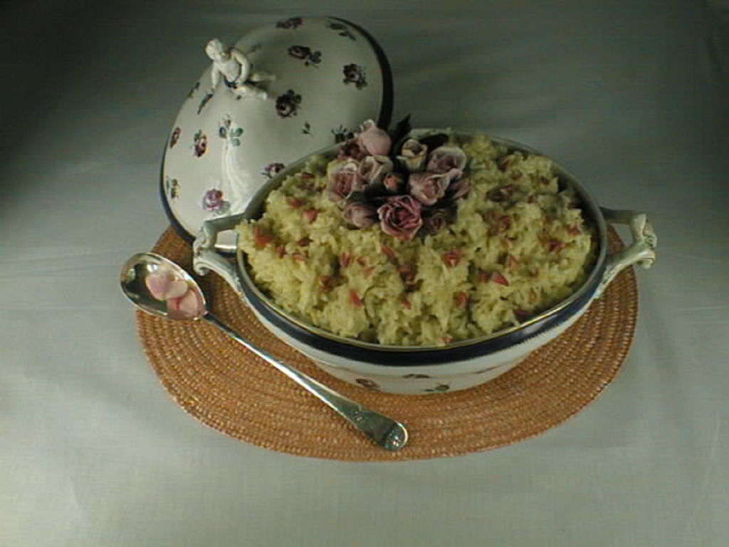 Risotto ai petali di rosa