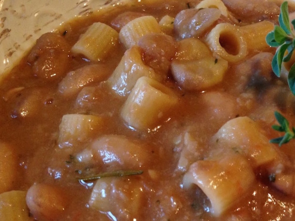 Pasta e fagioli alla toscana