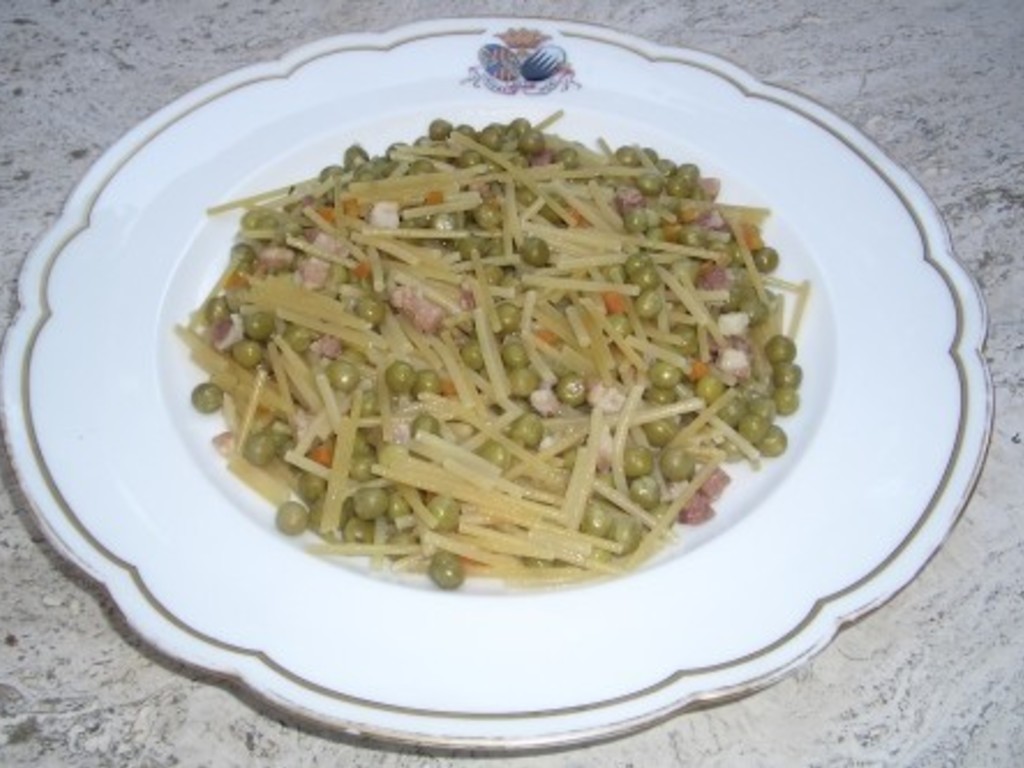 Pasta e piselli - Spavette e pesielle