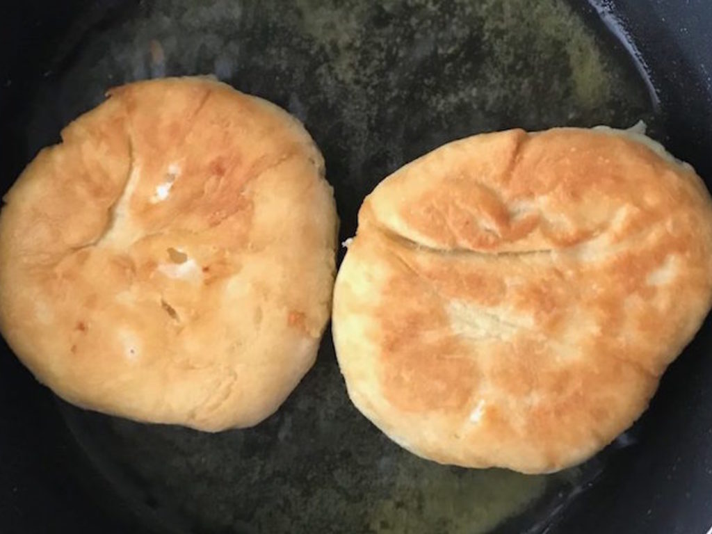 Pane fritto alla feta - Tiganopsomo