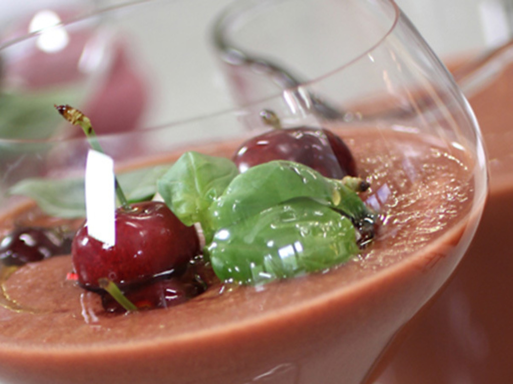 Gazpacho di ciliegie