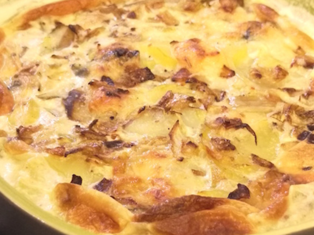 Gratin di topinambur