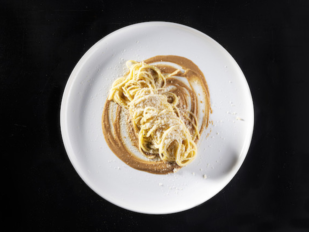 Spaghettini Il Cappelli nocciole e Grana Padano 