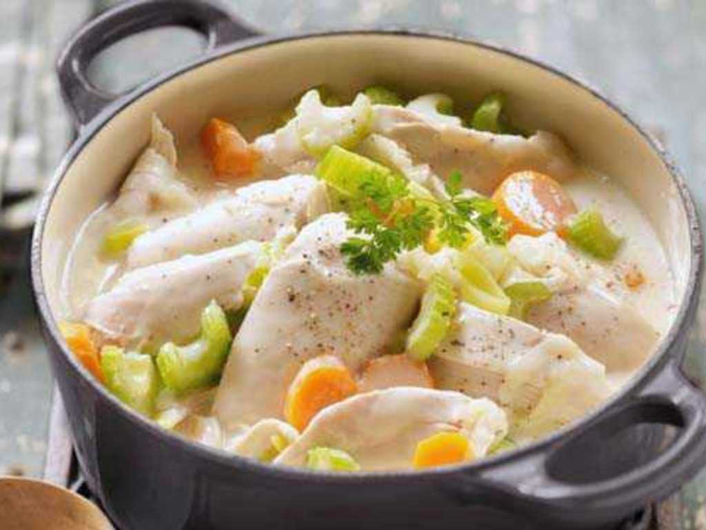 Zuppa di pesce alla belga - Waterzooi de poisson