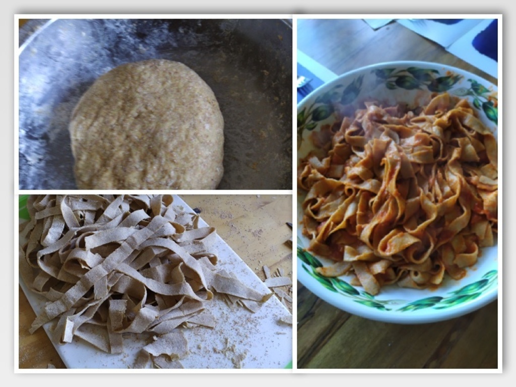 Tagliatelle integrali al pomodoro