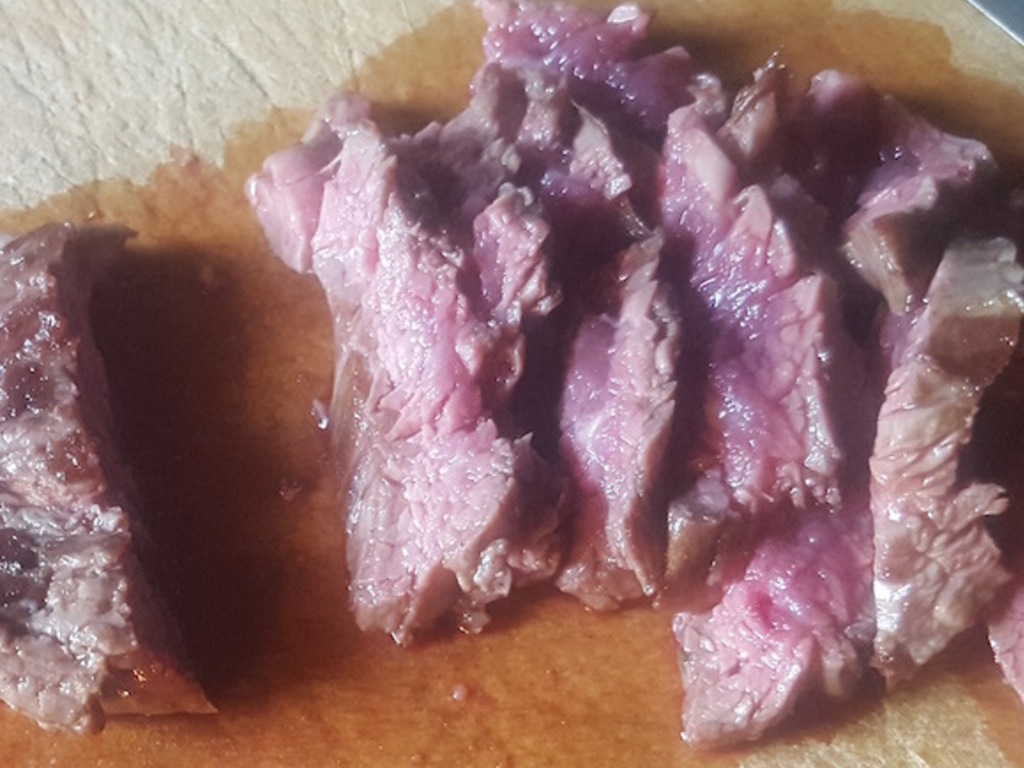 Diaframma di manzo alla piastra
