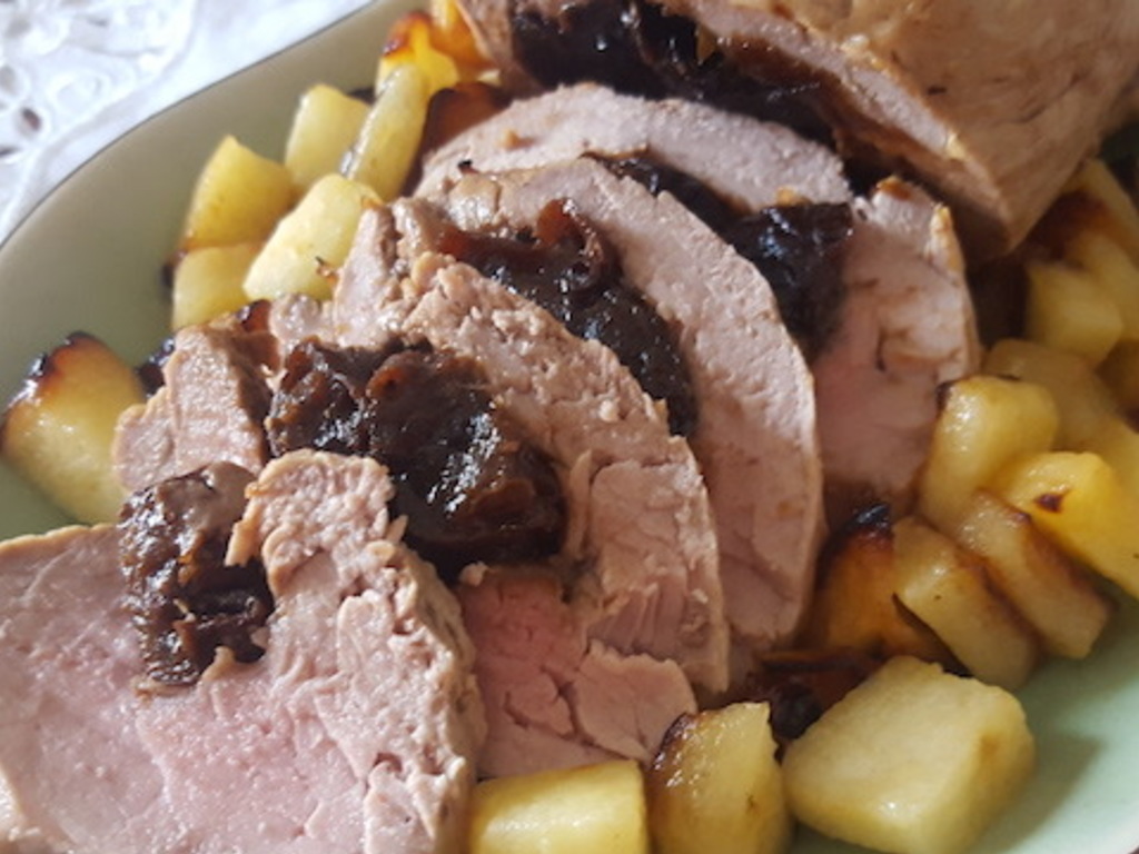 Filetto di maiale alle prugne