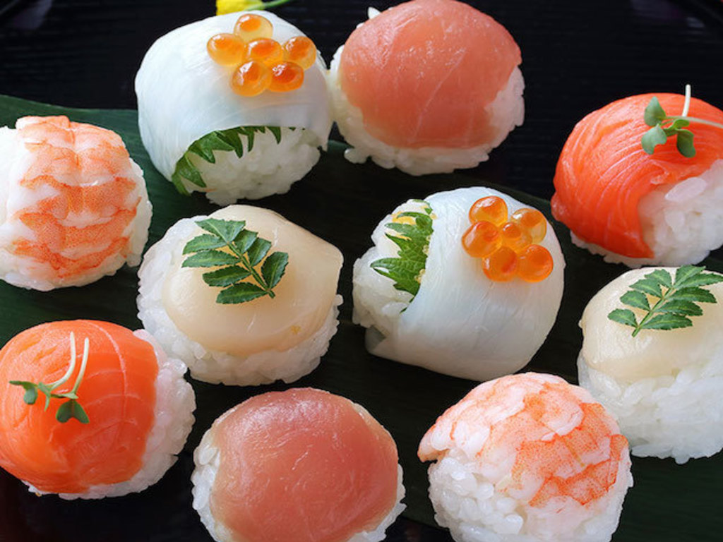 Temari sushi di pesce