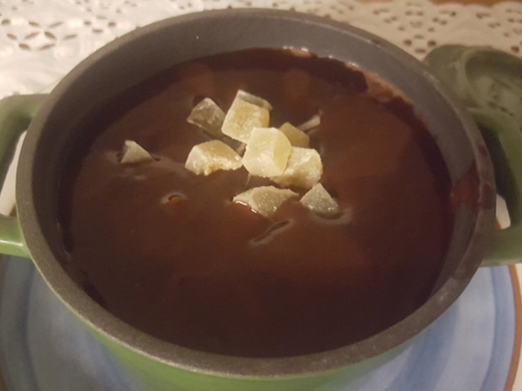 Vellutata di cioccolato e zenzero