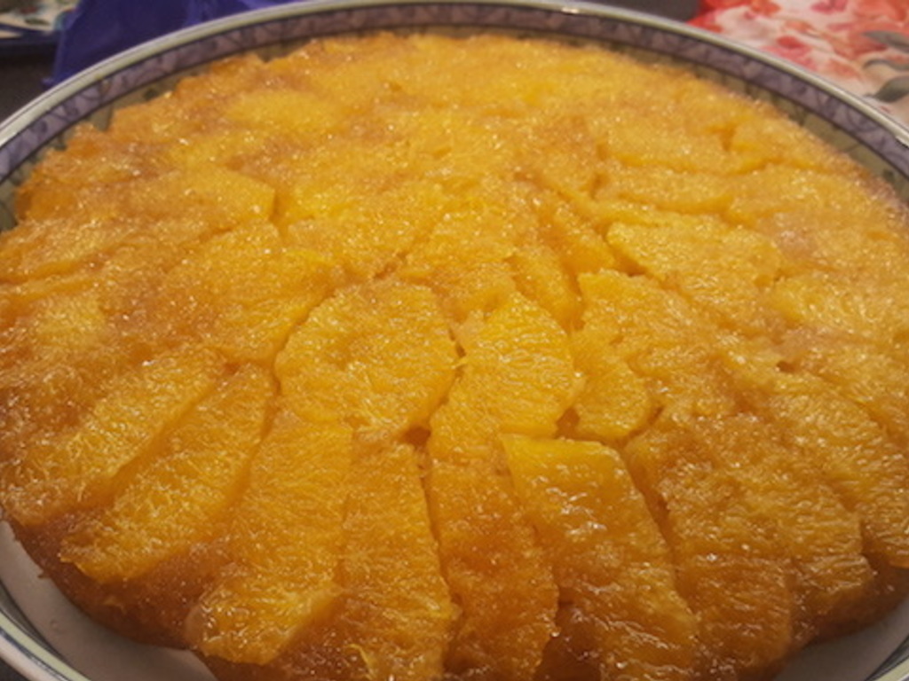 Torta rovesciata di arance 
