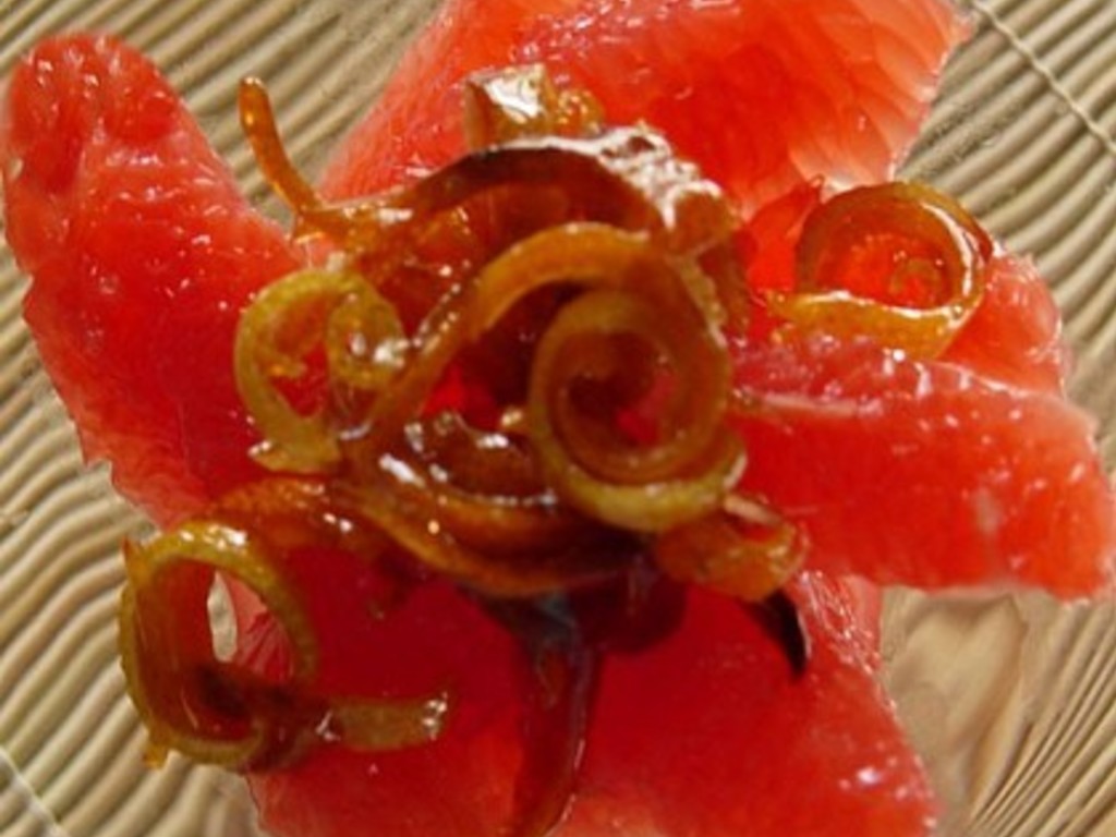 Pompelmo caramellato " Sangre caliente "
