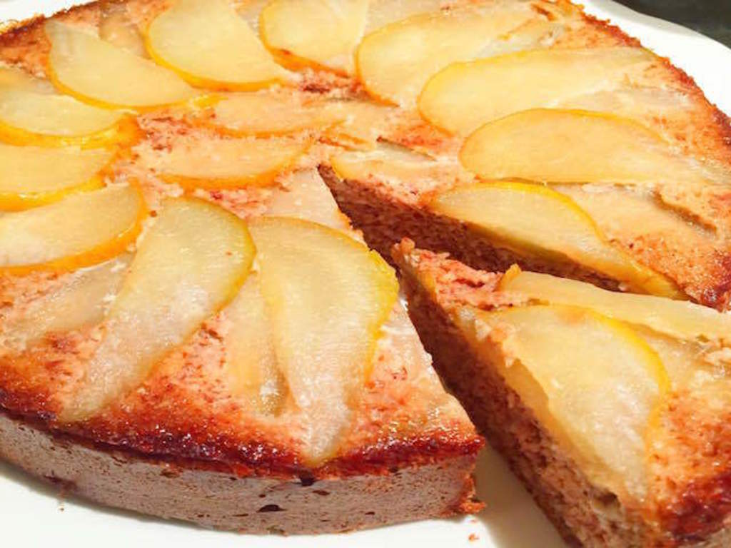 Torta di pere rovesciata