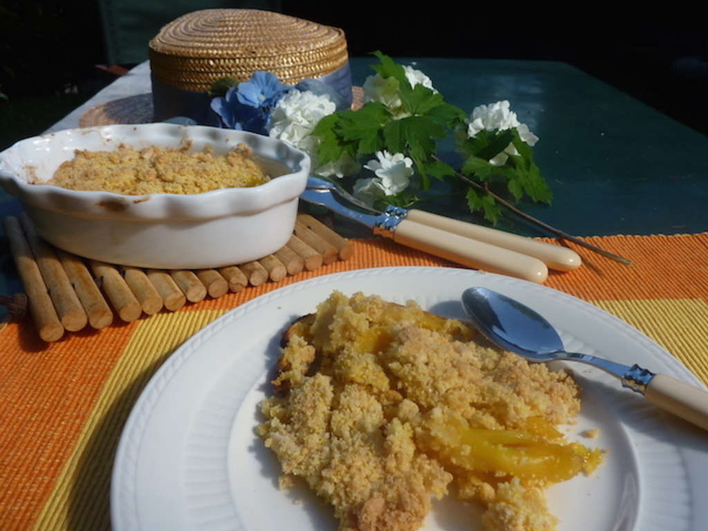 Crumble di mango