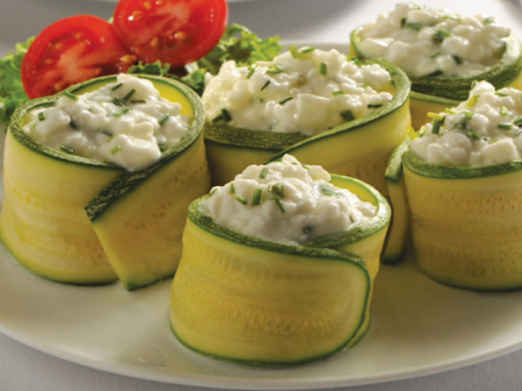 Involtini di zucchine vegetariani