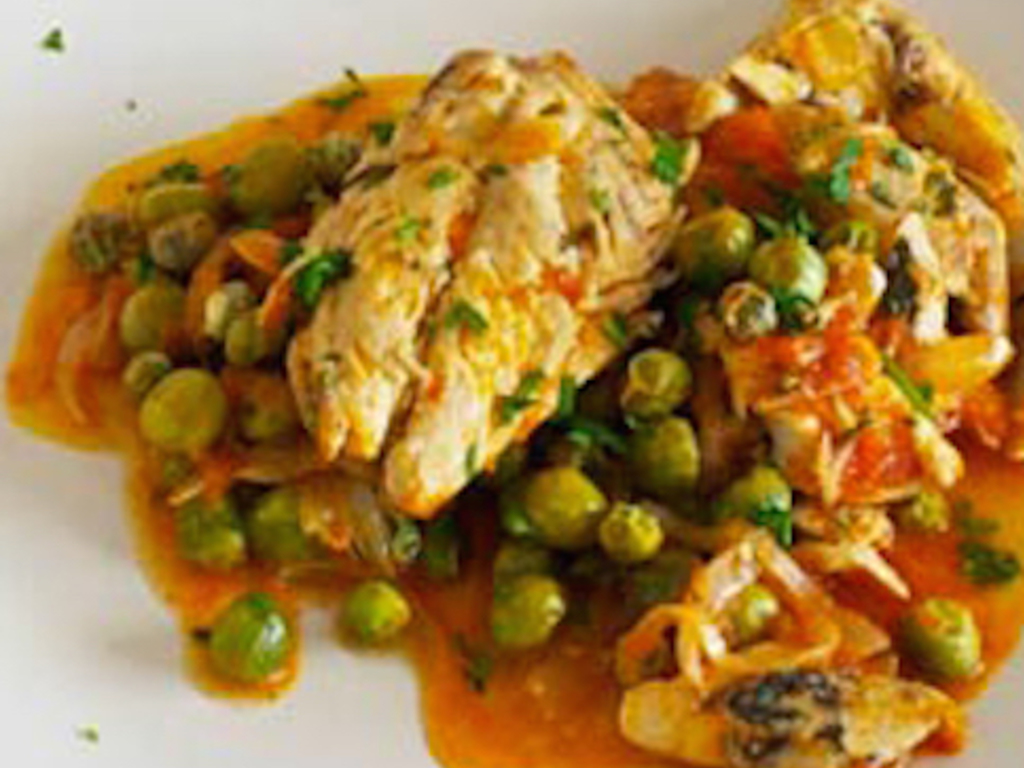 Sgombri con piselli alla genovese - Laxerti con i puisci