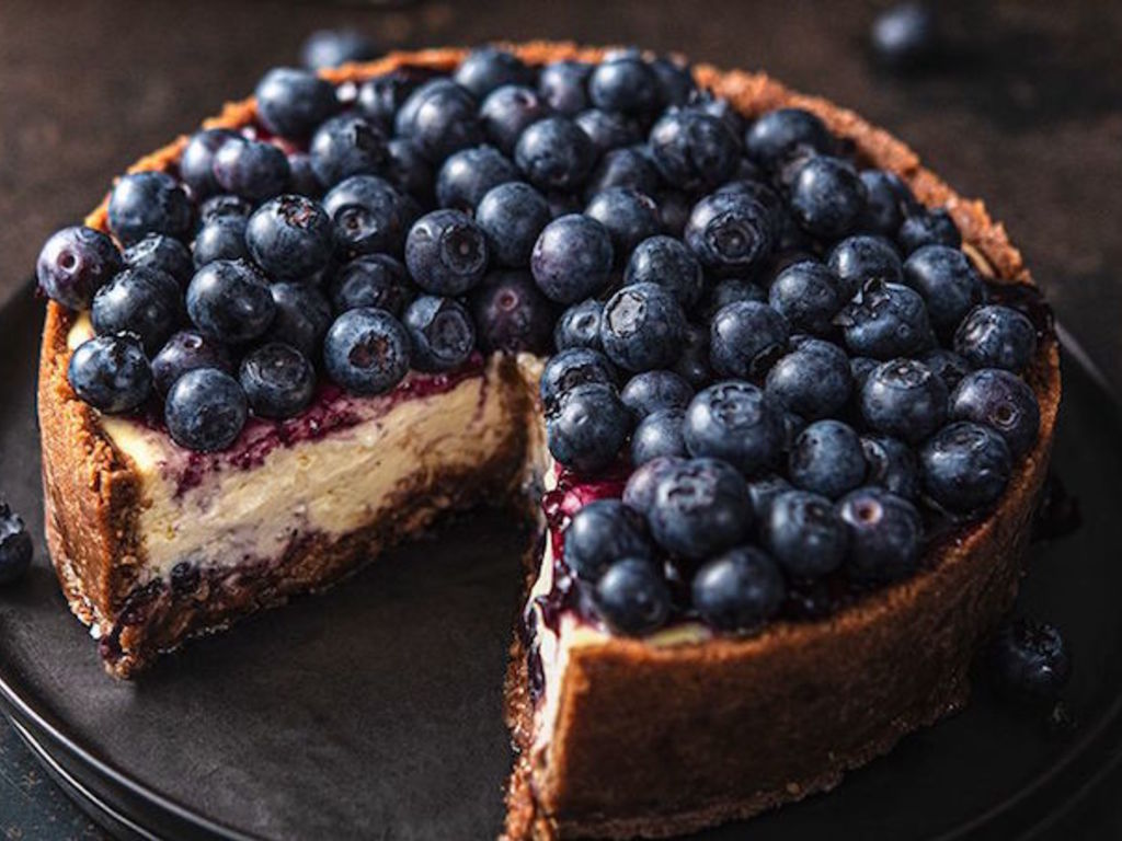 Cheesecake ai mirtilli