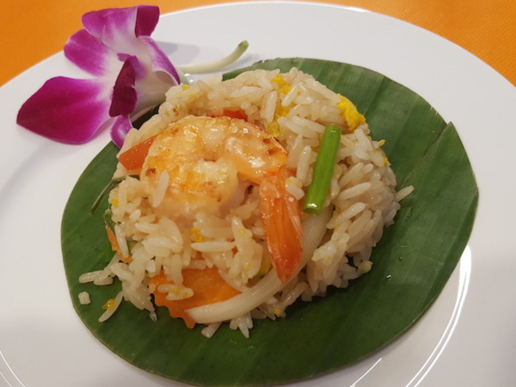 Riso saltato con i gamberi - Khao pad kung