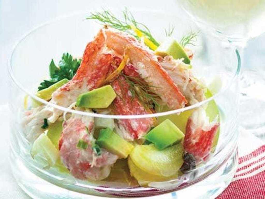 Insalata di granchio alla polinesiana