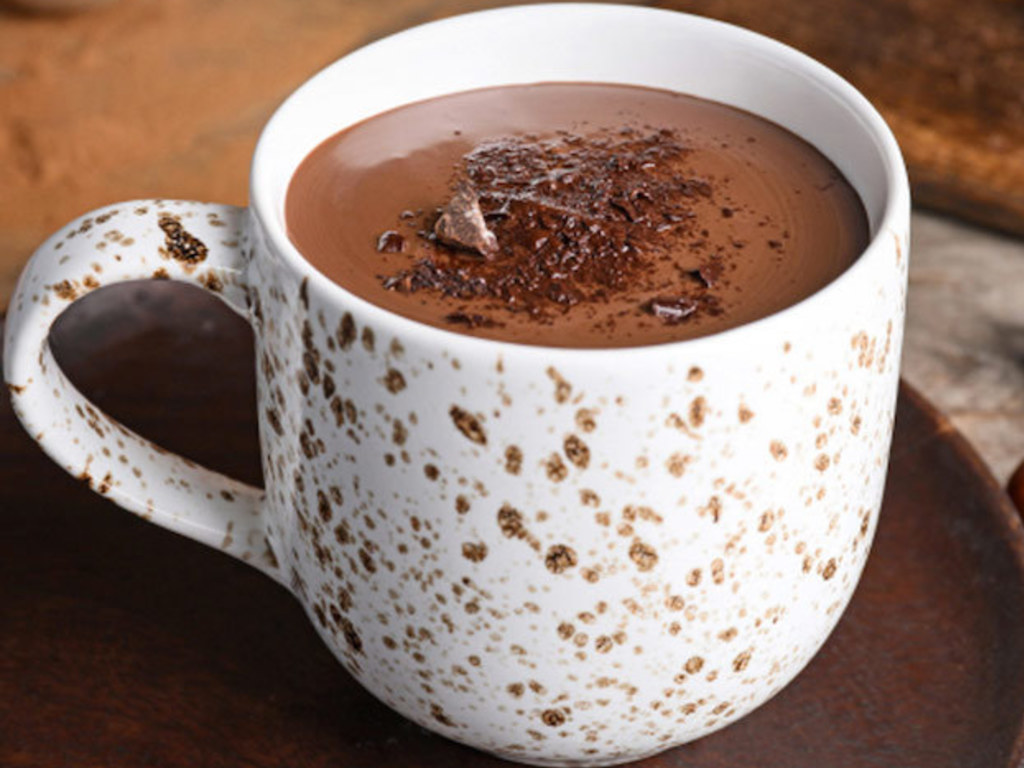 Cioccolata calda in tazza vegana