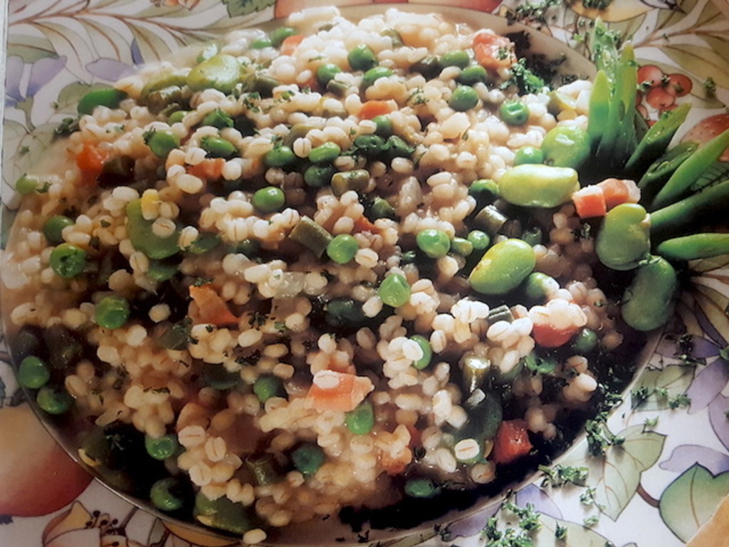 Orzotto con verdure di primavera