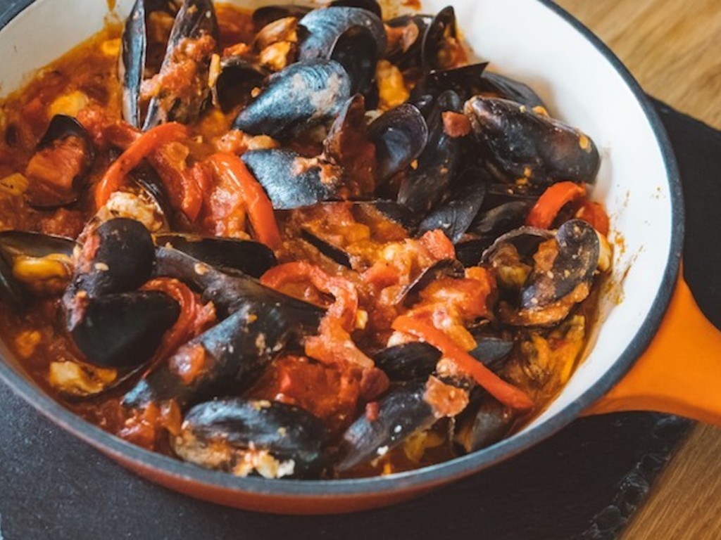 Cozze saganaki - Mydia saganaki