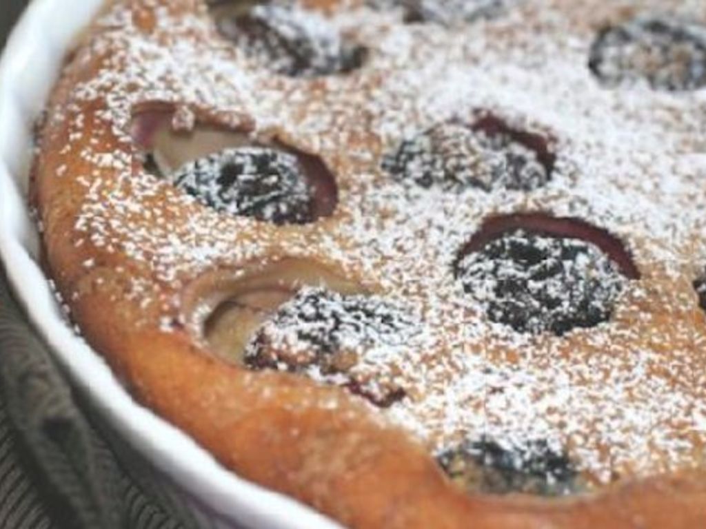 Clafoutis di prugne