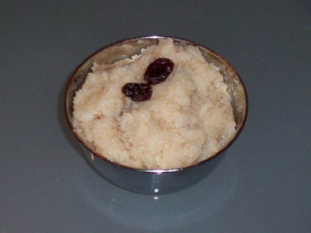 Budino di semolina - Rawa halwa,