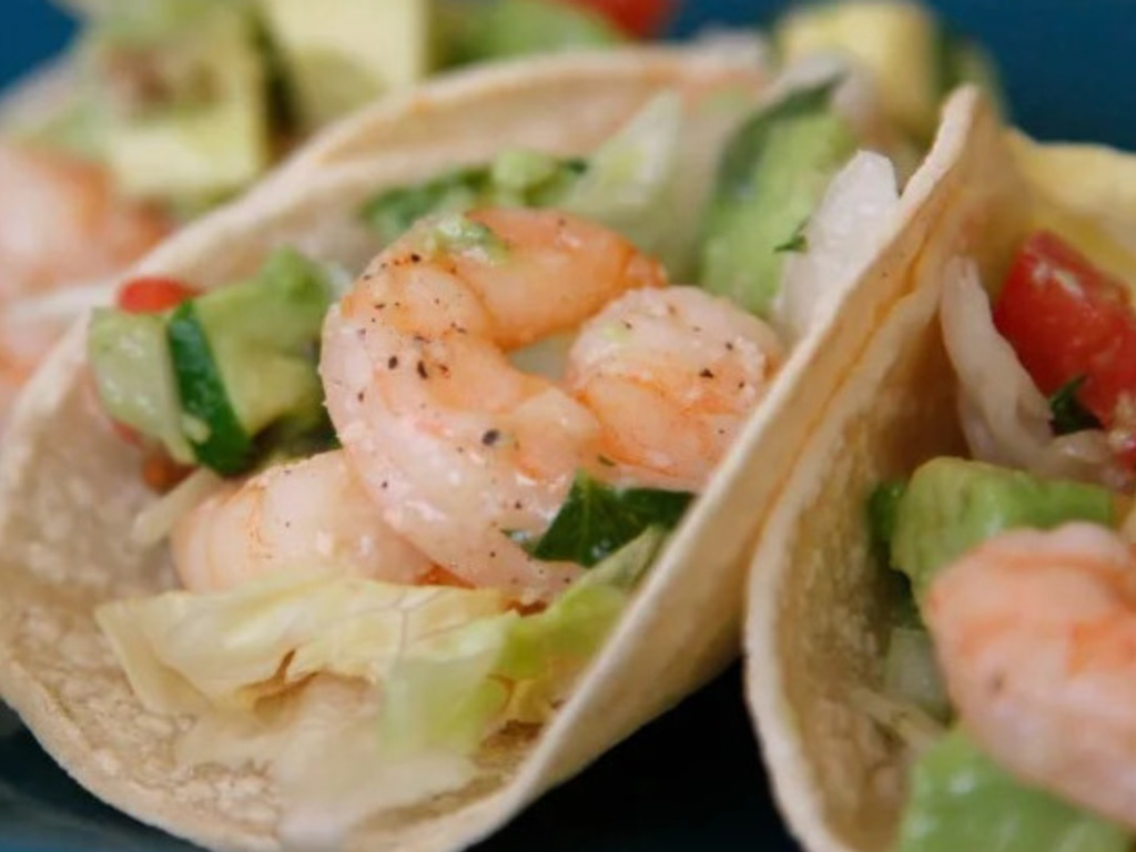 Tacos di gamberi