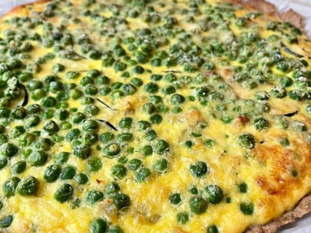 Quiche ai piselli 