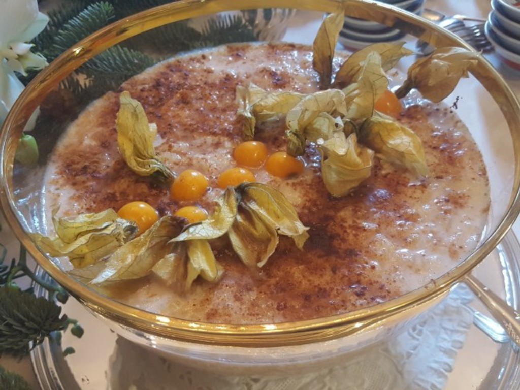 Coppa di riso al latte " Benvenuto anno nuovo!"