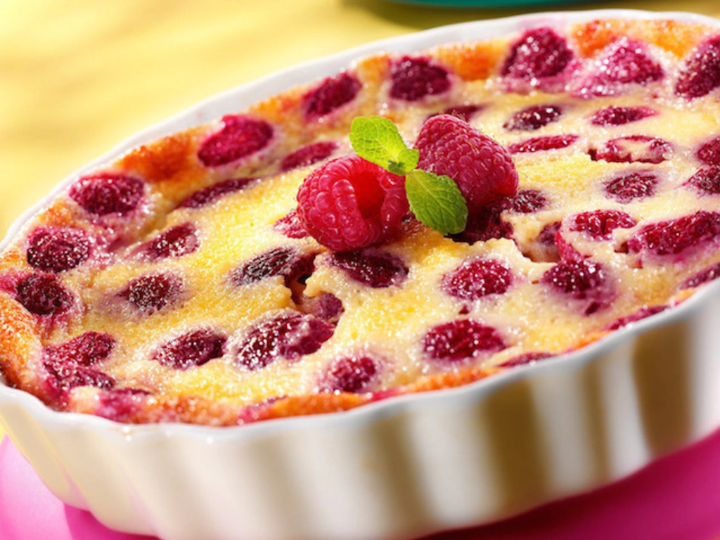 Clafoutis di lamponi