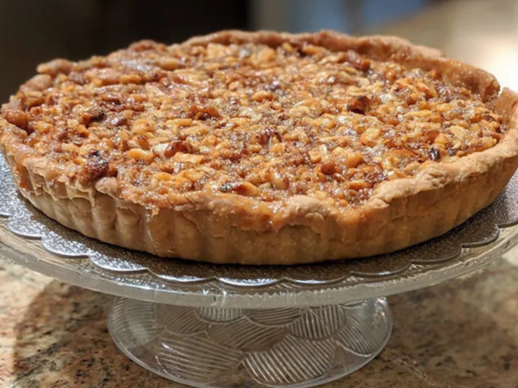 Crostata di noci e miele -Tarte aux noix et miel