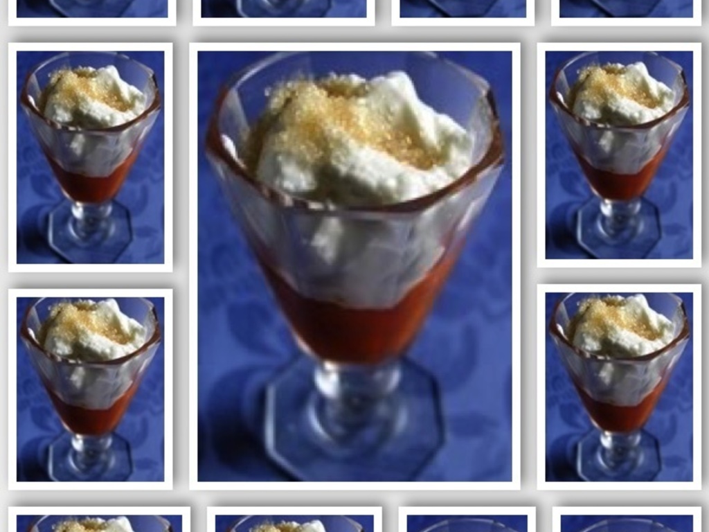 Crema di albicocche, yogurt e finto caramello