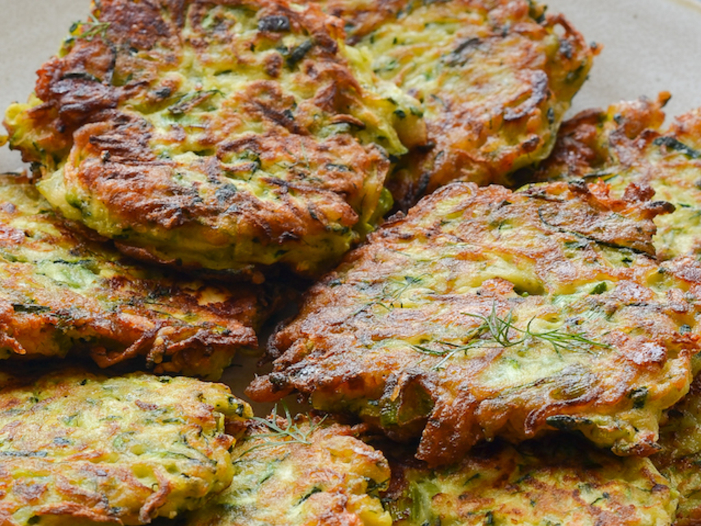 Frittelle di ceci e zucchine 