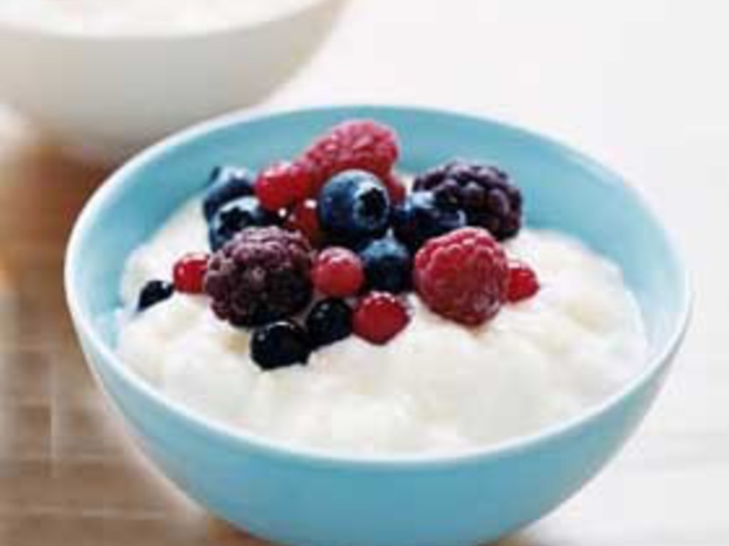 Crema di riso all' alloro