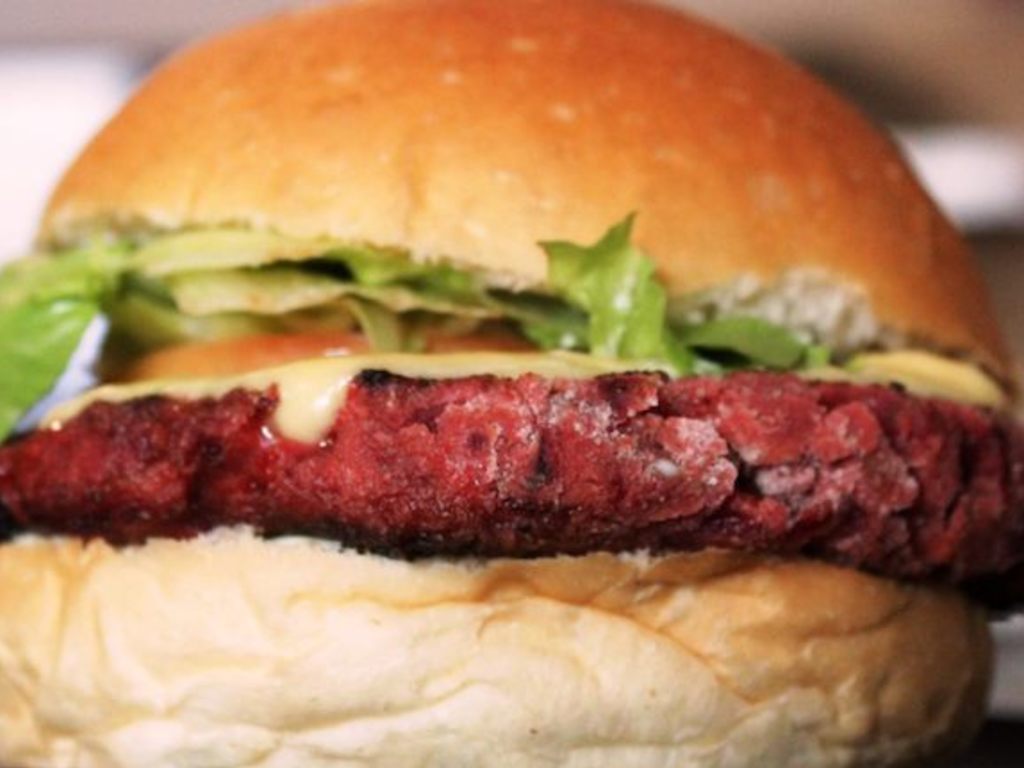 Burger di barbabietola e ceci