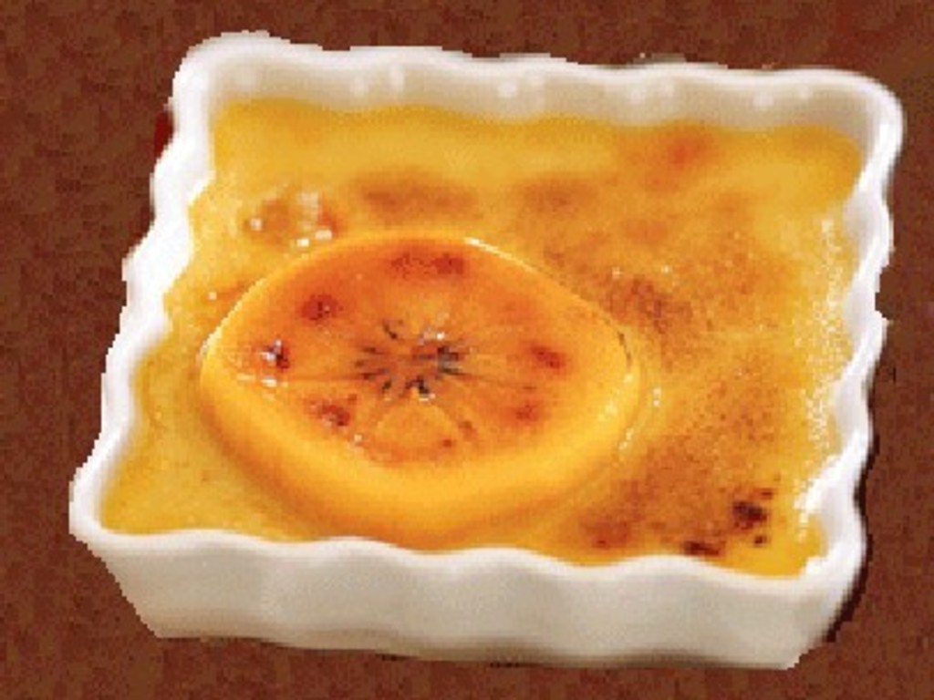 Crème brulée con i cachi