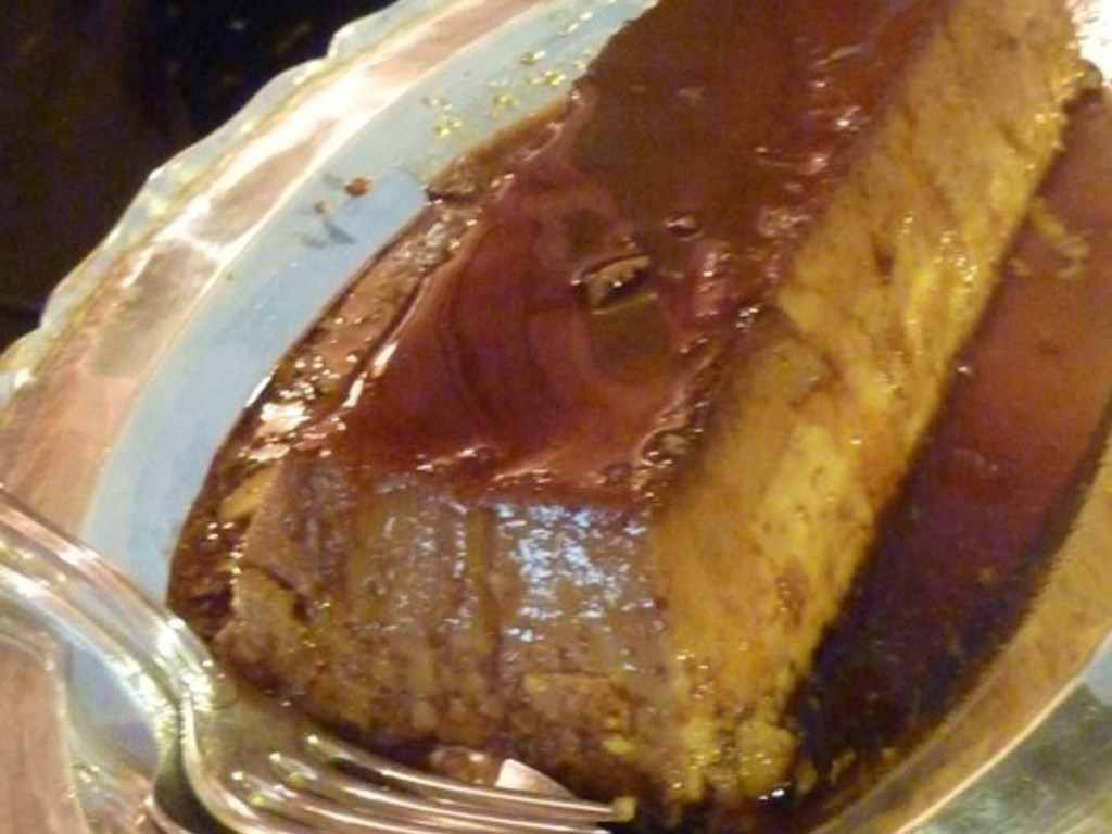 Crème caramel all'ananas