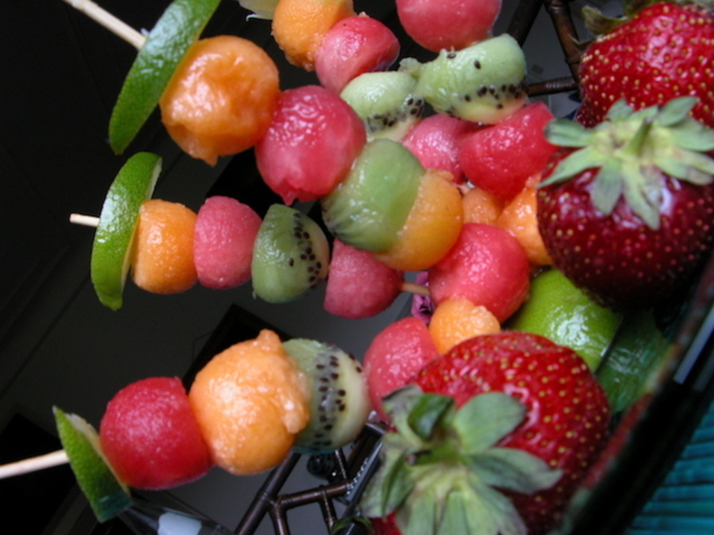 Spiedini di frutta fresca
