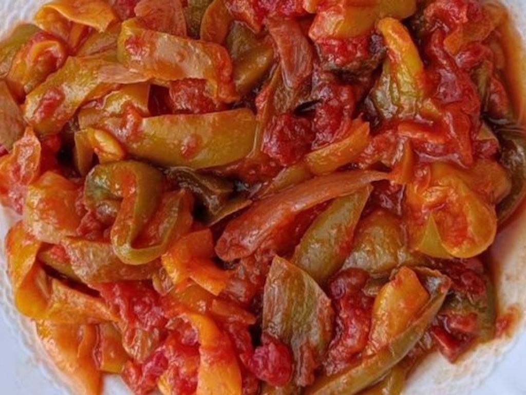 Scacchiata di peperoni
