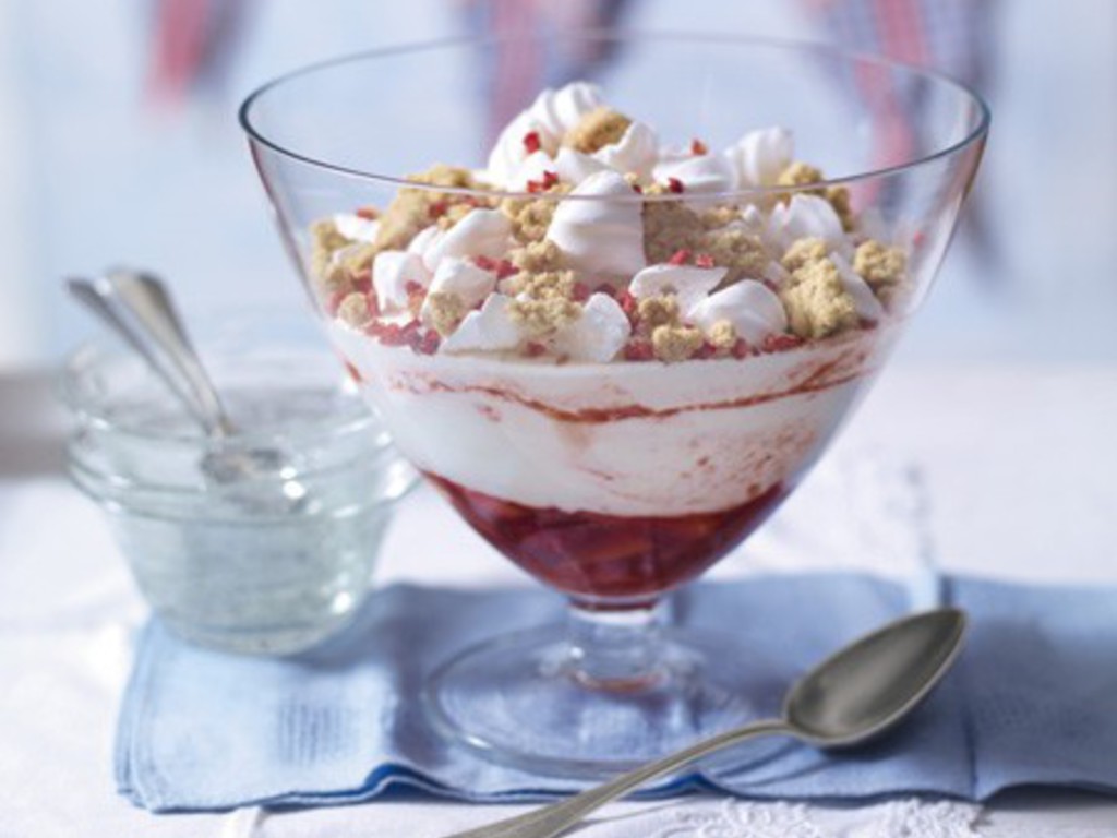 Crumble di fragole del castello di Sandringham