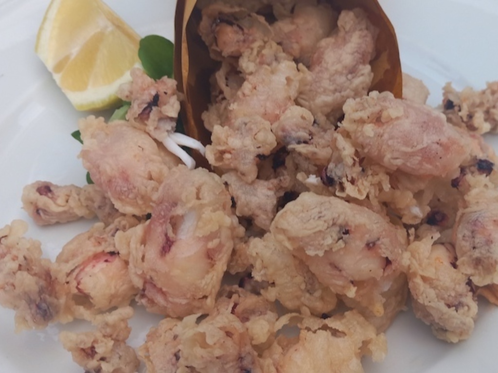 Calamaretti a spillo fritti 