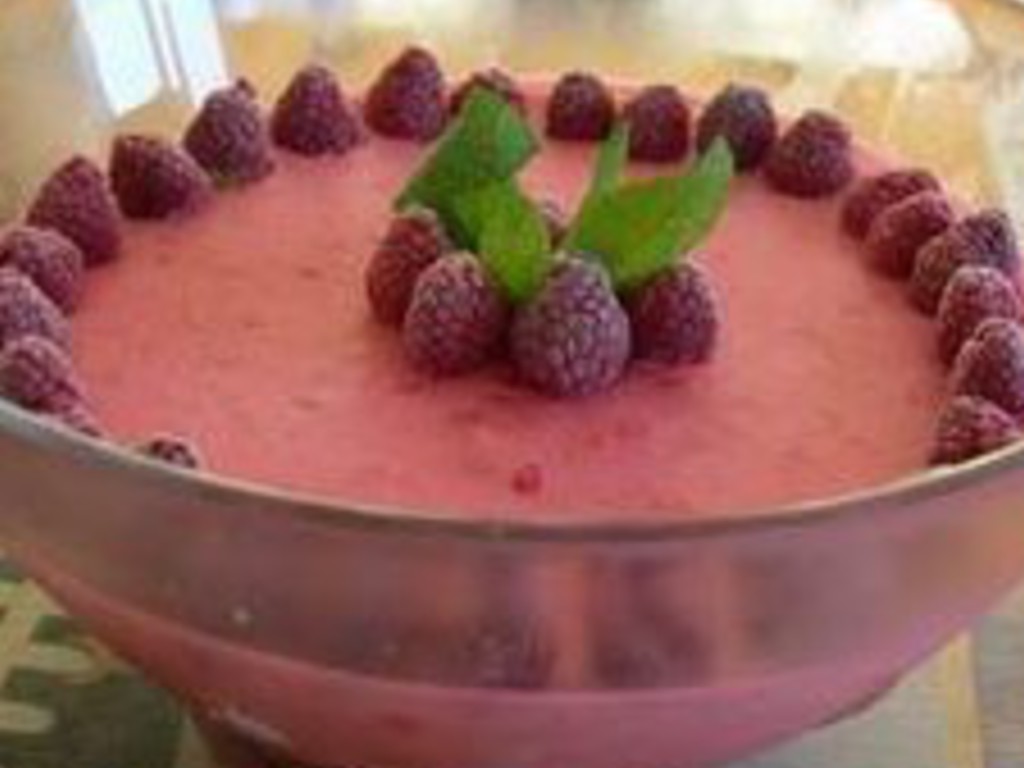 Mousse di lamponi