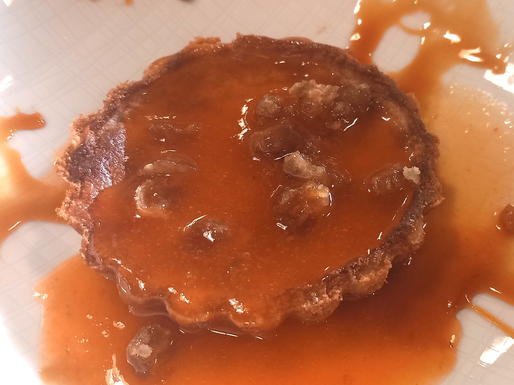 Tartellette di cachi e marrons glacès